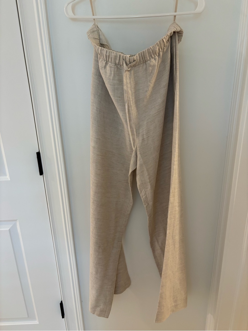 Aritzia Linen Pants in Undyed Ecru